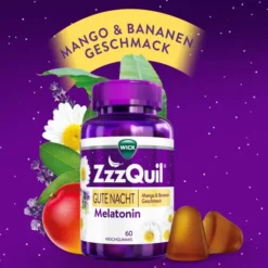 Wick ZzzQuil Gute Nacht Mango & Banane 60 Weichgummis