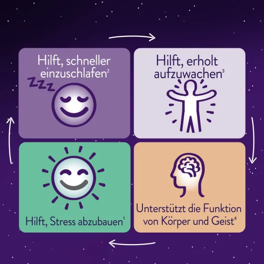 WICK ZzzQuil Gute Nacht+ Stress Balance 28 Tabletten