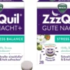 WICK ZzzQuil Gute Nacht+ Stress Balance 2 x 28 Tabletten
