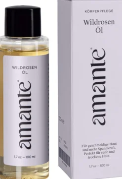 Wildrosenöl 100 % Rein Hautpflegeöl Amante 100 ml