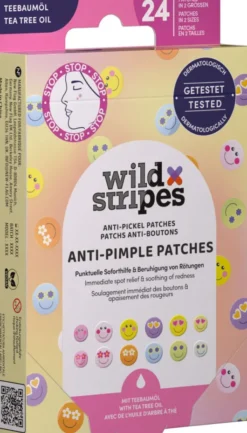 Wild Stripes Anti-Pickel Patches Smile Stop 24 Stück