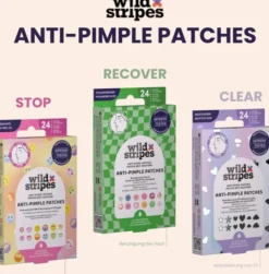 Wild Stripes Anti-Pickel Patches Smile Stop 24 Stück