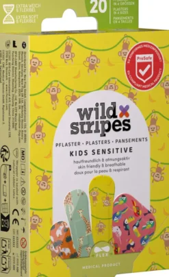 Wild Stripes Kids Sensitive Jungle Vibe 20 Pflaster