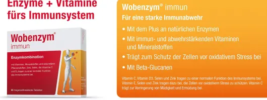 Wobenzym immun 60 Tabletten