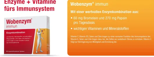 Wobenzym immun 60 Tabletten
