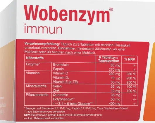 Wobenzym immun 240 Tabletten