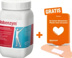 Wobenzym 800 magensaftresistente Tabletten + gratis Pflasterbox zu Wobenzym 1 Stück