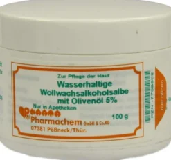 Wollwachsalkoholsalbe Wasserhaltig Mit Oliven-Öl 5 % 100 G