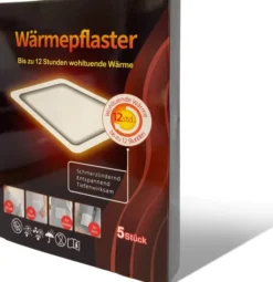 Wärmepflaster mit 12h Wärme 5er Set, 13 x 10 cm