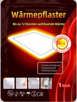 Wärmepflaster mit 12h Wärme1 Stück, 13 x 10 cm