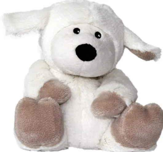 Wärme Stofftier Beddy Bear Schaf Beige