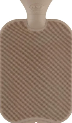 Wärmflasche, feine Halblamelle, taupe 1 Stück