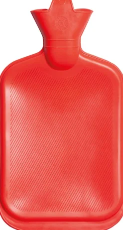 Wärmflasche 2 Liter, rot, 1 Stück