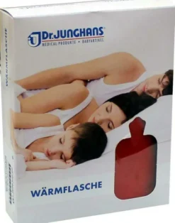 Wärmflasche Mit Bezug Rot 1 Stück