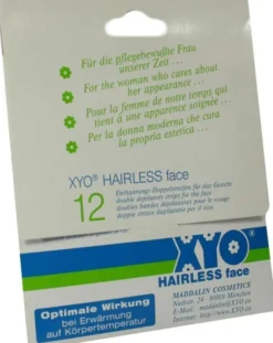 Xyo Hairless Enthaarungsstreifen Gesicht 12 Steifen