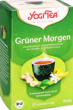 Yogi Tea Grüner Morgen Bio Filterbeutel 17 Stk