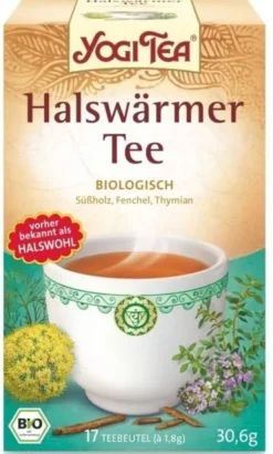 Yogi Tea Halswärmer Bio 17 X 1,8 G Filterbeutel