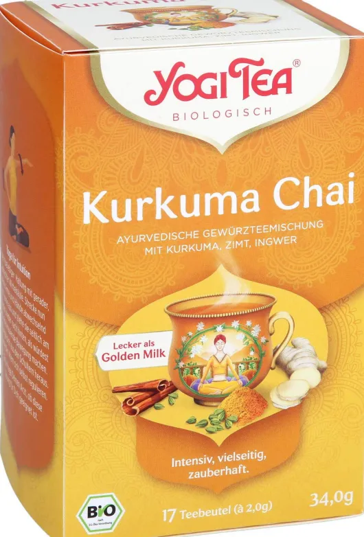 Yogi Tea Kurkuma Chai Bio Filterbeutel 17 X 2 G