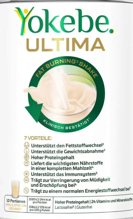 Yokebe Ultima Fat Burning Shake Plver 400 g