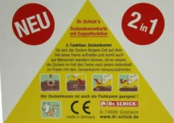 Zeckenkammkarte 1 Stück