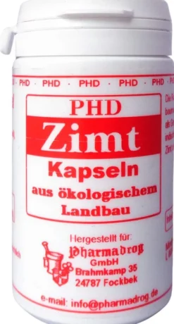 Zimt Ceylon Kapseln Geringer Cumarin-Gehalt 60 Kapseln