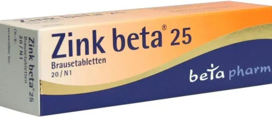 Zink Beta 25 20 Brausetabletten