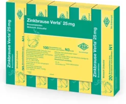 Zinkbrause Verla 25 mg 100 Brausetabletten