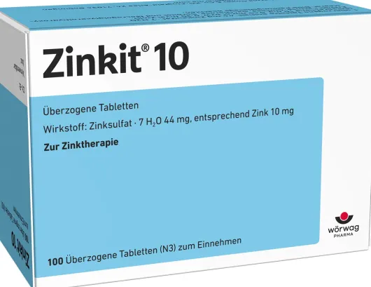 Zinkit 10 100 Überzogene Tabletten