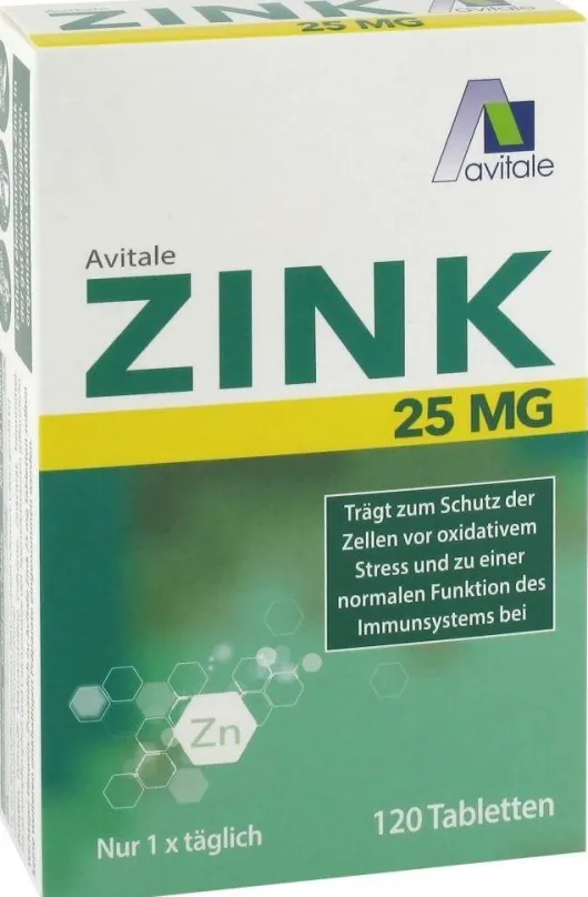 Zink 25 mg 120 Tabletten