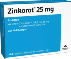 Zinkorot 25 mg 100 Tabletten
