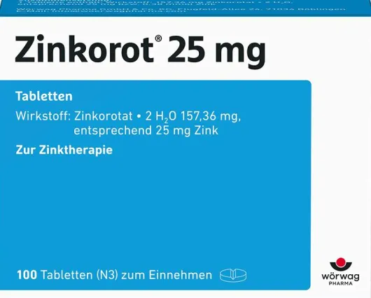 Zinkorot 25 mg 100 Tabletten