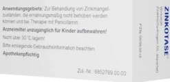 Zinkotase Filmtabletten 50 Filmtabletten