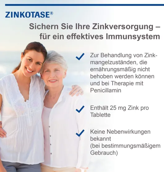 Zinkotase Filmtabletten 50 Filmtabletten