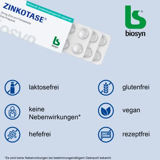 Zinkotase Filmtabletten 50 Filmtabletten