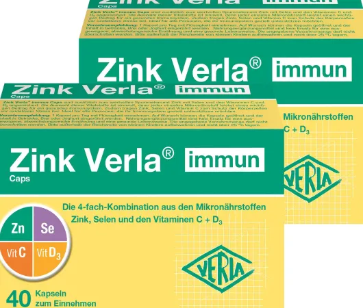 Zink Verla immun Caps 2 x 40 Kapseln