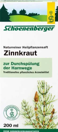 Zinnkraut Saft Schoenenberger 200 ml Flasche