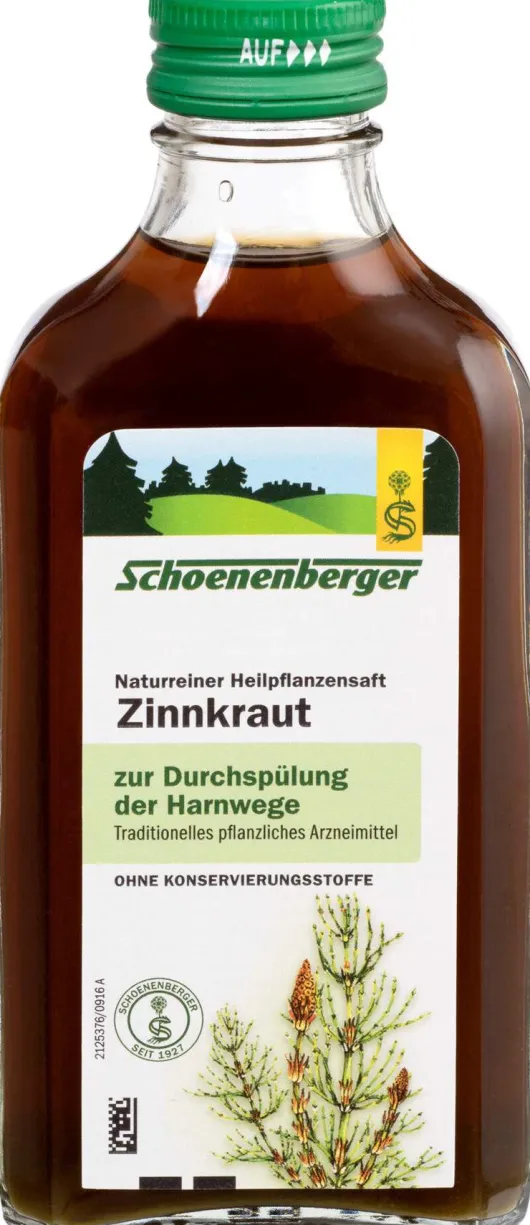 Zinnkraut Saft Schoenenberger 200 ml Flasche