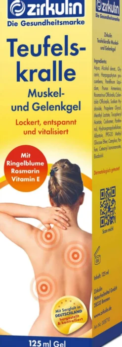 Zirkulin Teufelskralle Muskel- und Gelenkgel 125 ml Gel