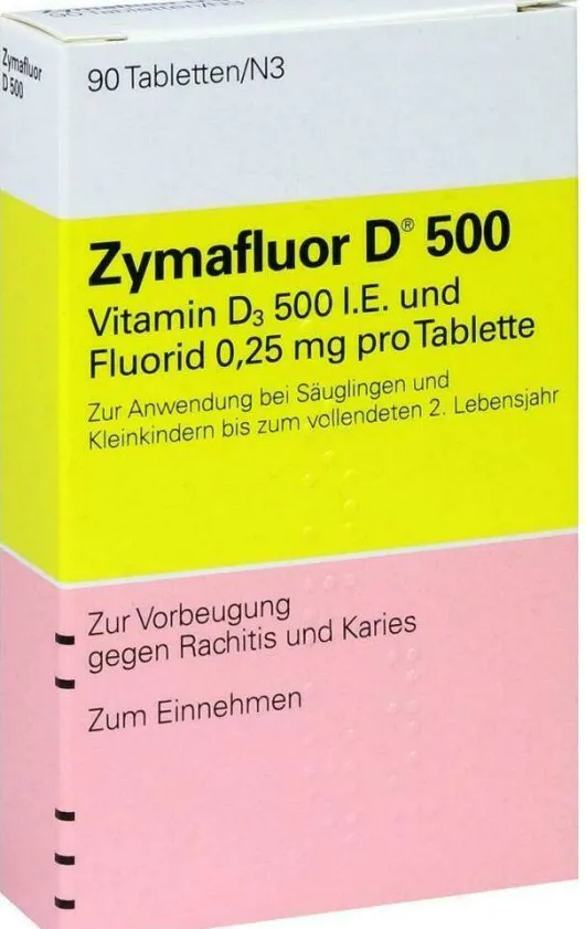 Zymafluor D 500 90 Tabletten
