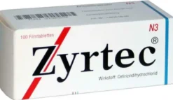 Zyrtec 10 mg 100 Filmtabletten